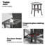 Ensemble de conversation en osier / rotin 7 personnes avec coussins GRST-21191680