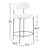 Beacon Upholstered Counter Stool with Metal Frame-88514419