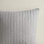Housse de couette 100% coton pour lit double / grand lit avec rayures grises, revers, 2 taies décoratives, lavable et fermeture à boutons, 4 attaches intérieures, réversible, lavage en machine,,, -,