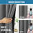 100% Blackout Curtains for Bedroom with Liner Full Room Darkening Curtains Thermal Insulated Back Tab/Rod Pocket Window Drapes for Living Room, 2 Panels-496437154-496437156