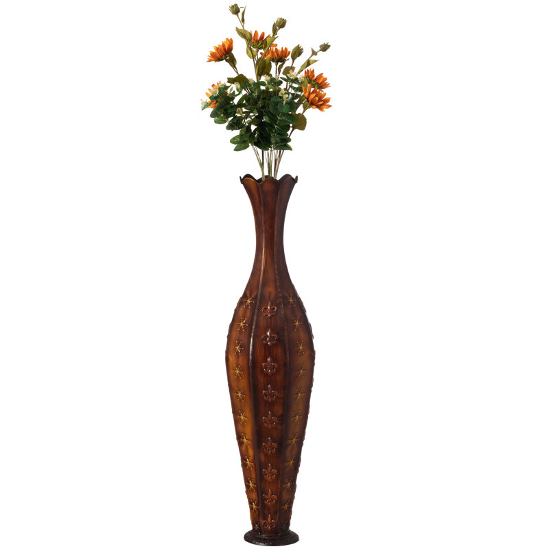 Alexcia Metal Floor Vase