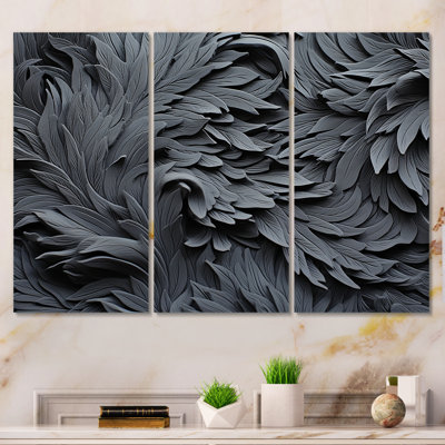 Grey Spiraling Fractal Spiral II - Abstract Spirals Wall Art