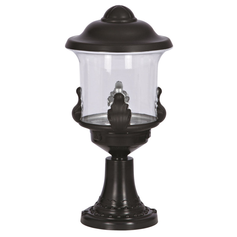 Tête de lanterne câblée 1 lumière H 16 po Aarjan