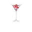 Pearl Glass Martini Glass