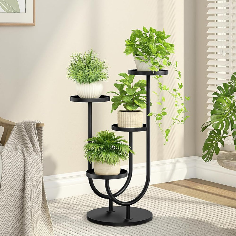 Support pour plante 4 pièces à 4 niveaux