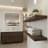 Plain Sliced Oak Floating Shelf-128719233