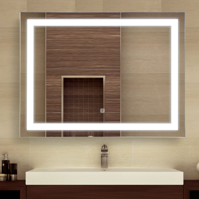 Miroir de salle de bain lumineux à DEL