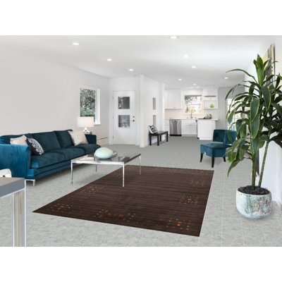 Tribal Brown Gabbeh Oriental Area Rug