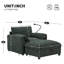 Canapé simple avec repose-pieds 56,5 po Chenille-1348467243