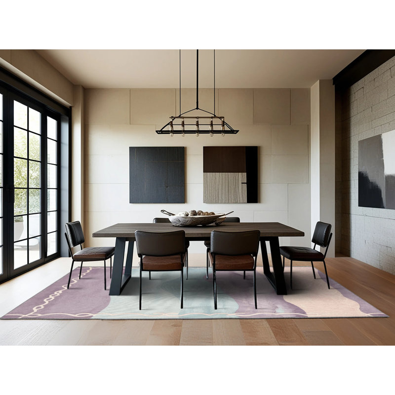 Sapphire Veil Rug, Rectangle 6' x 9'