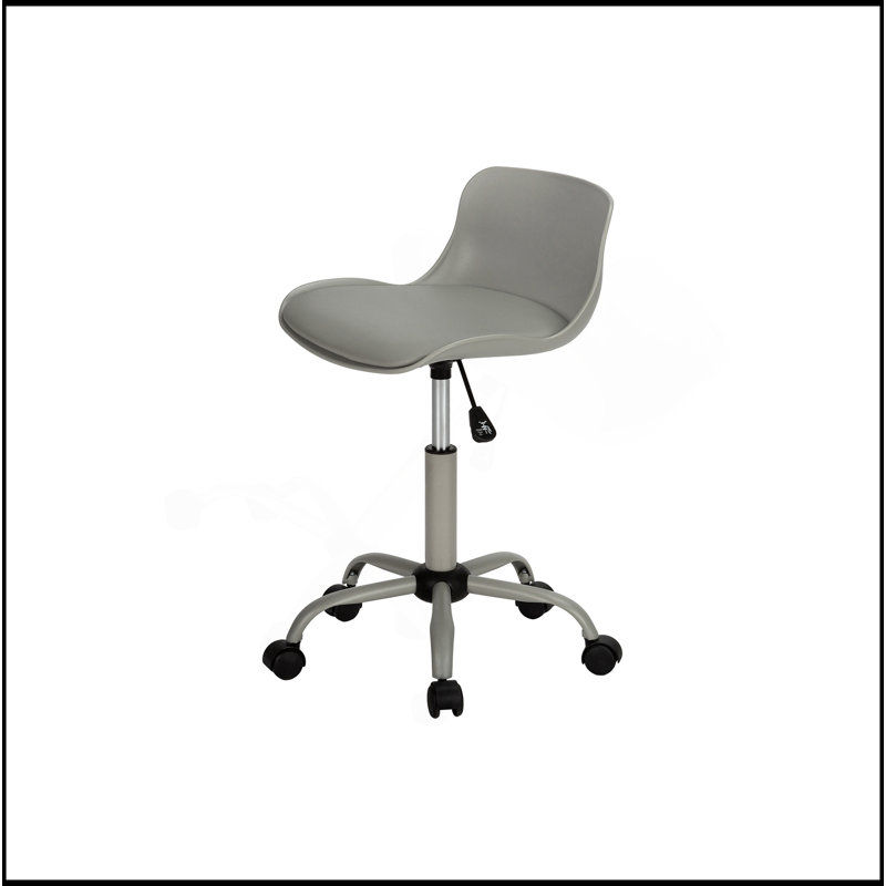 Chaise de bureau ergonomique et réglable pour enfants, confortable et élégante, Gris, Gris