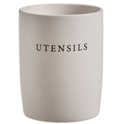 Round Utensil Crock