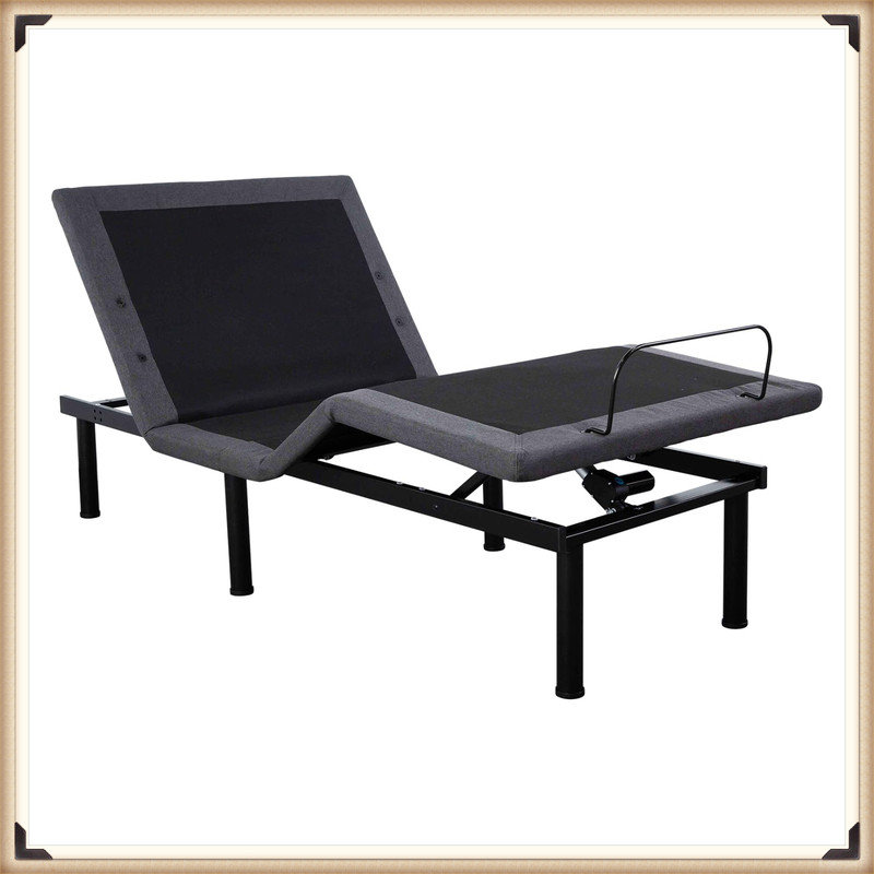 Adjustable Bed Frame, Adjustable Bed Base with Wireless Remote and 1 USB Port, Head & Foot Incline, Electric Bed Frame with 4 Height Options