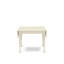 Ensemble de table de salle à manger 5 pièces moderne comprenant une table rectangulaire en bois avec Dropleaf et 4 chaises rembourrées en tissu de lin beige clair, lin blanc-1439909367-1439909366-1440201863