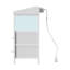 2-Drawer Nightstand with Charging Station & RGB Light Strip, Fabric Drawers-149086609