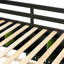 Lit mezzanine en bois avec bureau-1974885949