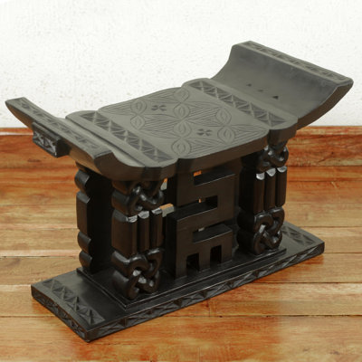 Firdosh Solid Wood Accent Stool