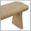 Banc en bois avec pieds robustes