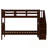 Twin-Over-Twin Bunk Bed with Storage and Guard Rail-906567849