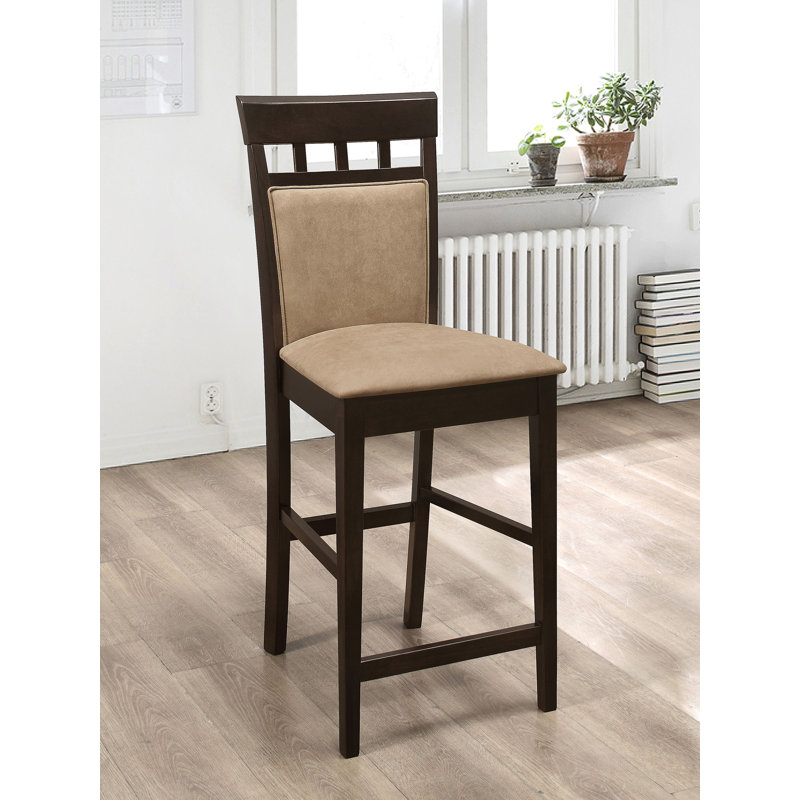 Tabourets Damian Cappuccino et beige (ensemble de 2)