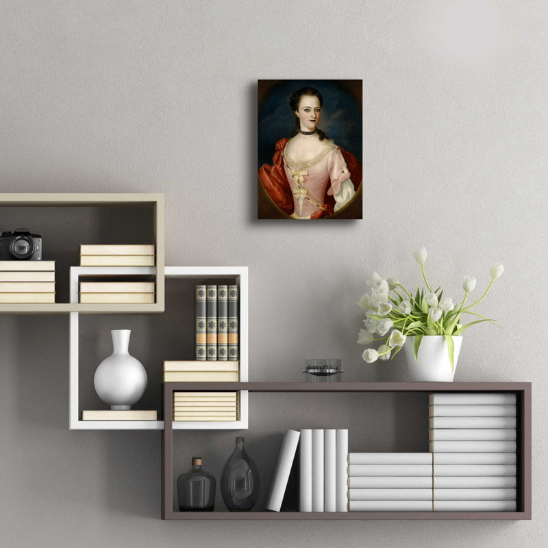 «Gothic Jane I» par Grace Popp, art mural en verre acrylique, H 16 po x l 12 po x P 0,13 po
