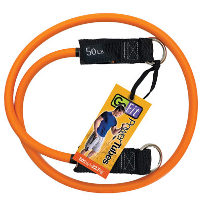 GoFit Orange Resistance Bands / Pilates Bands with Resistance Bands