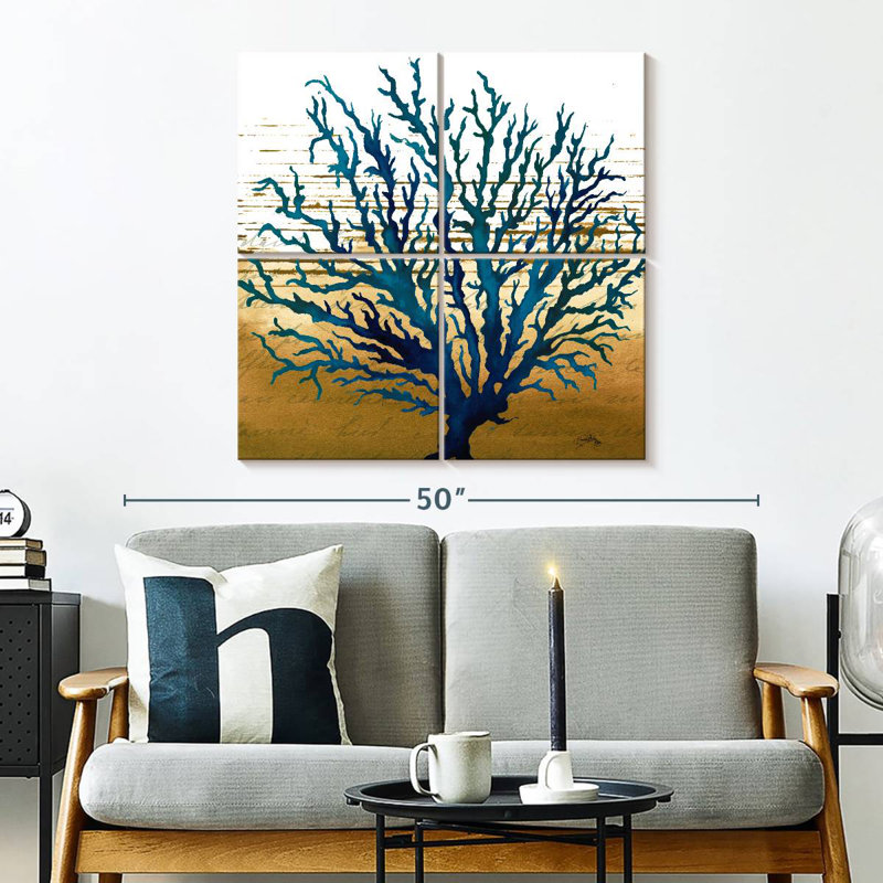 Brampt Coastal Blue II, 32" H x 32" W