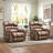 41.3" Wide Extra Large Faux Leather Upholstered Modern Power Lift Reclining Heated Vibration Massage-28820632