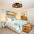 20'' 6-Speed Farmhouse Reversible Caged Ceiling Fan With Light Kit And Remote
