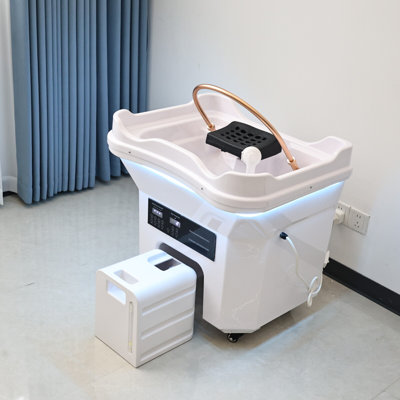 Portable Water-Circulating Head Spa Shampoo Sink - Black