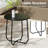 Patio Round Side Table, Modern Industrial Style-108218763