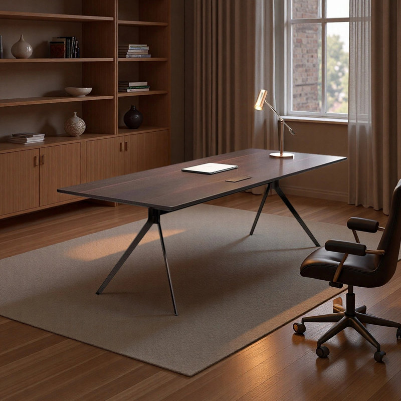 Bureau d'étude à domicile haut de gamme, H 29,53 po x l 62,99 po x P 27,56 po