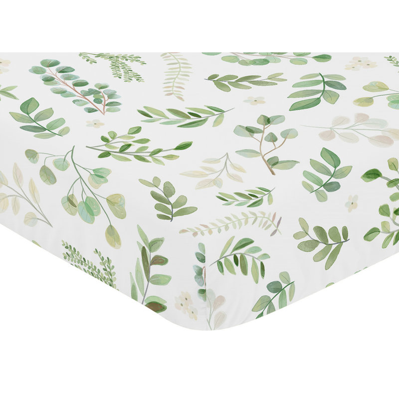 Drap-housse pour lit de bébé Botanical