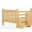Lit pour chambre à coucher, lit avec tiroirs de rangement, lit en bois avec de jolis escaliers et garde-corps-1277630642-1277630647