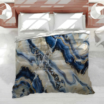 Marble Waves Cotton Blend Comforter