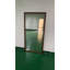 Miroir mural polyvalent en aluminium et noyer