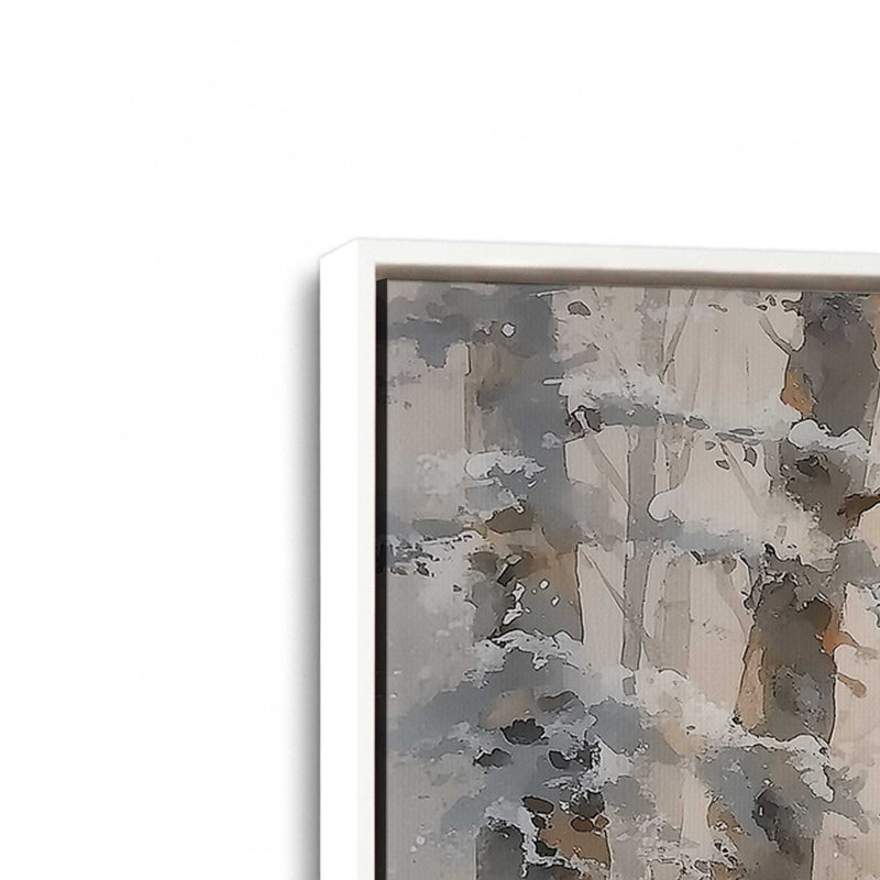 Frosty Morning, reproduction d'art sur toile, H 12,75 po x l 18,75 po, Blanc opaque