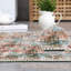 Tapis oriental en polyester bleu / brun Otani-943910029