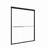 56"-60"W*72" H Semi-Frameless Double Sliding Shower Door, Shower Door, 1/4" (6Mm) Thick SGCC Tempered Glass Door-123404433