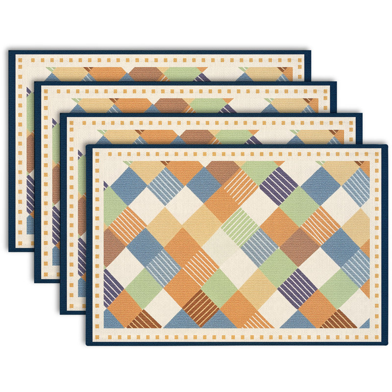 Polyester Rectangle Dining Table Placemat