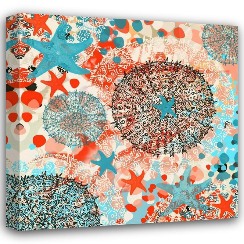 Art Direct Orlov, Irena Gallery, art sur toile tendue: Exotic Sea Life IV, H 36 po x l 36 po