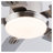 42-Inch Low Profile Ceiling Fan with Light and Remote, Silver Finish, ABS Blades for Indoor Use