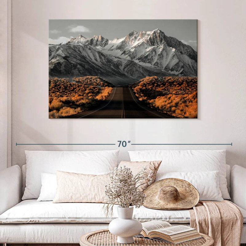 Mehar The Road Through Orange, 20" H x 30" W