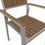 Chaises en bois de corail Cape avec ensemble repas (ensemble de 2)