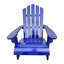 Chaise d'extérieur / d'intérieur bleu Populus Wood