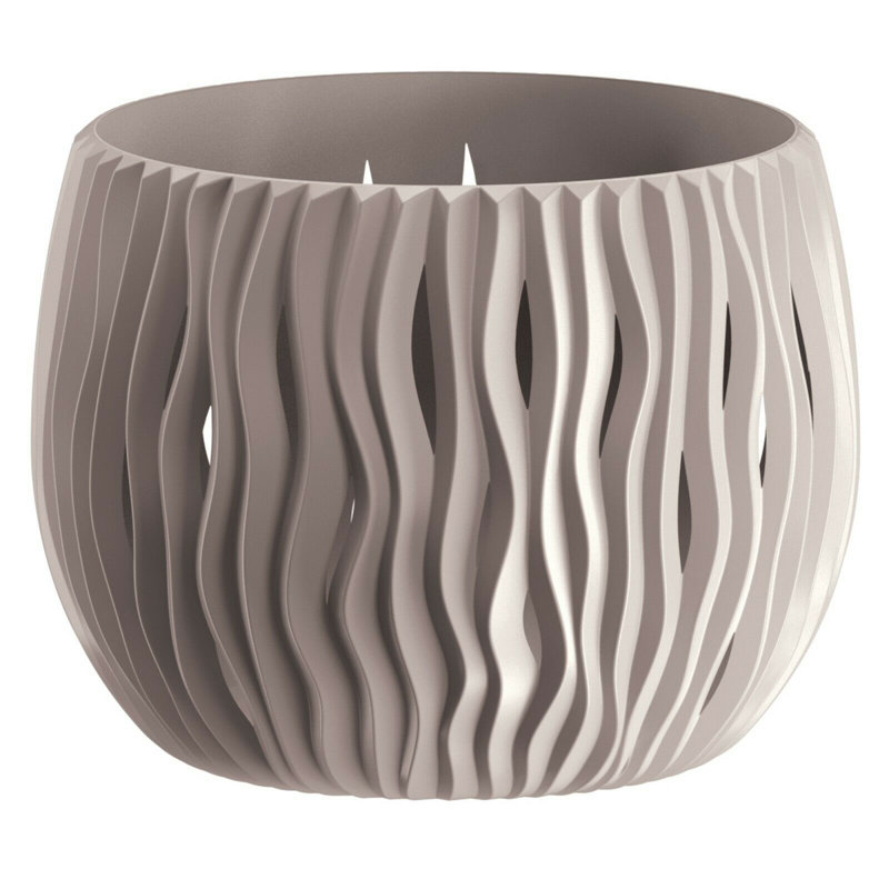 Henault Pot Planter, Mocca