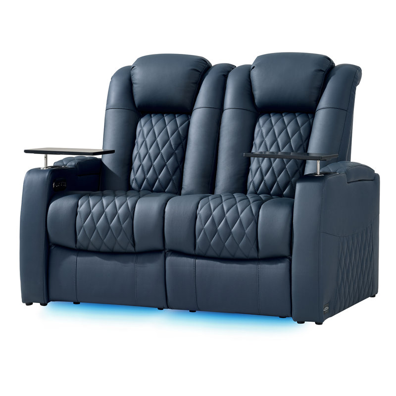 Fauteuil de cinéma inclinable Power Zero Gravity, Bleu