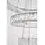 Lustre à DEL unique et remarquable à 3 lumières avec détails en cristal Maart-258484201-171825314