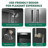 Metal Garage Storage Cabinet, Tool Locking Cabinet With Doors And 4 Shelves, Entryway Cabinet