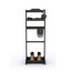 Support à vêtements portable Accent, porte-vêtements avec organisateur de rangement, finition noire élégante pour les maisons modernes-1017956326